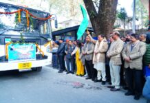 उत्तराखंड परिवहन निगम के बेड़े में 100 नई बसें शामिल,मुख्यमंत्री कैम्प कार्यालय से मुख्यमंत्री ने किया फ्लैग ऑफ