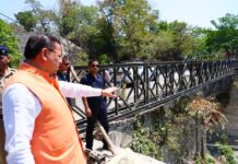राज्य सरकार प्रदेश में सड़कों एवं पुलों के सुदृढ़ीकरण हेतु निरंतर प्रयासरत है-धामी
